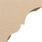 Ekena Millwork 11"W x 11"D x 11"H Wide Asheboro Rough Cedar Woodgrain TimberThane Corbel, Primed Tan CORUR11X11X11ASHRCPR - alternate 4